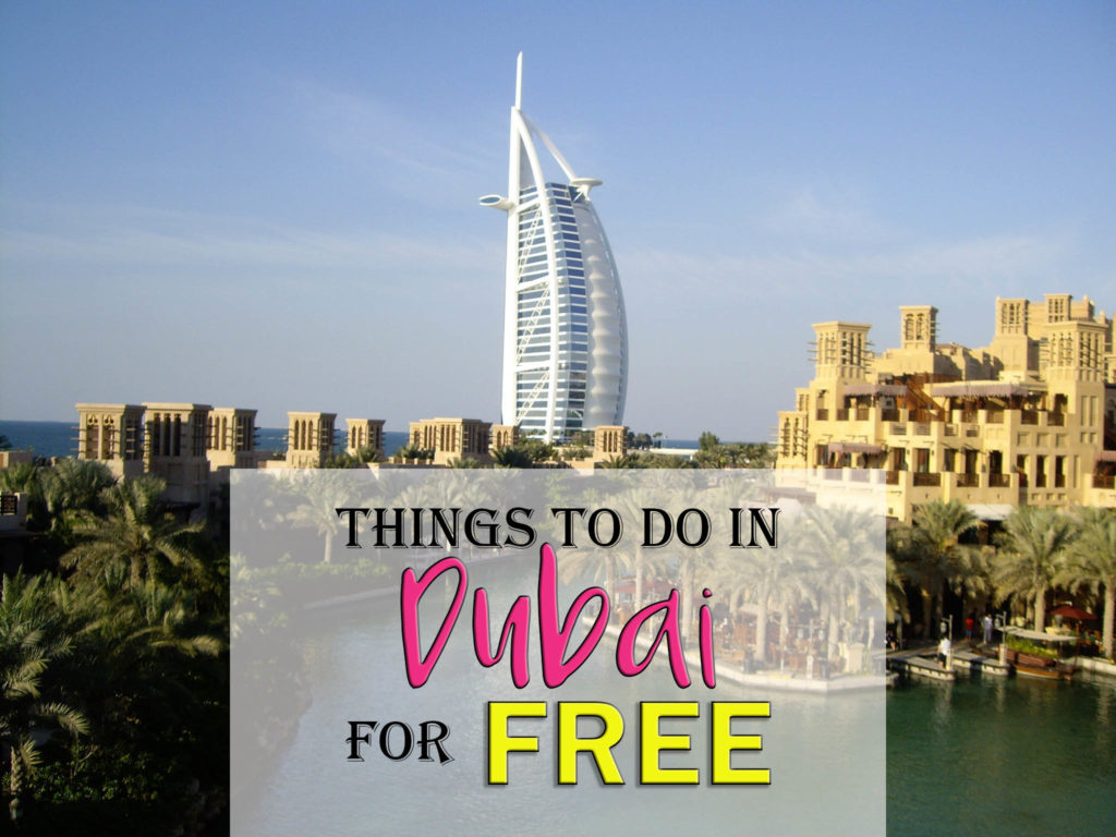 Free fun things to do in Dubai