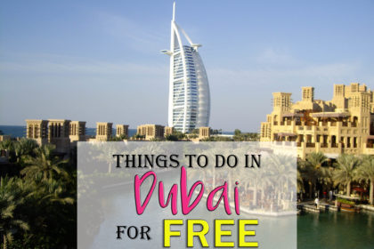 Free fun things to do in Dubai