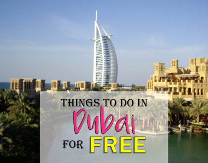 Free fun things to do in Dubai