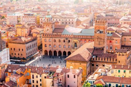 Bologna cityscape view