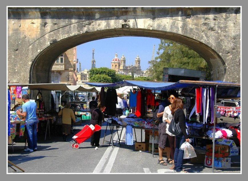 Birgu Market in Malta