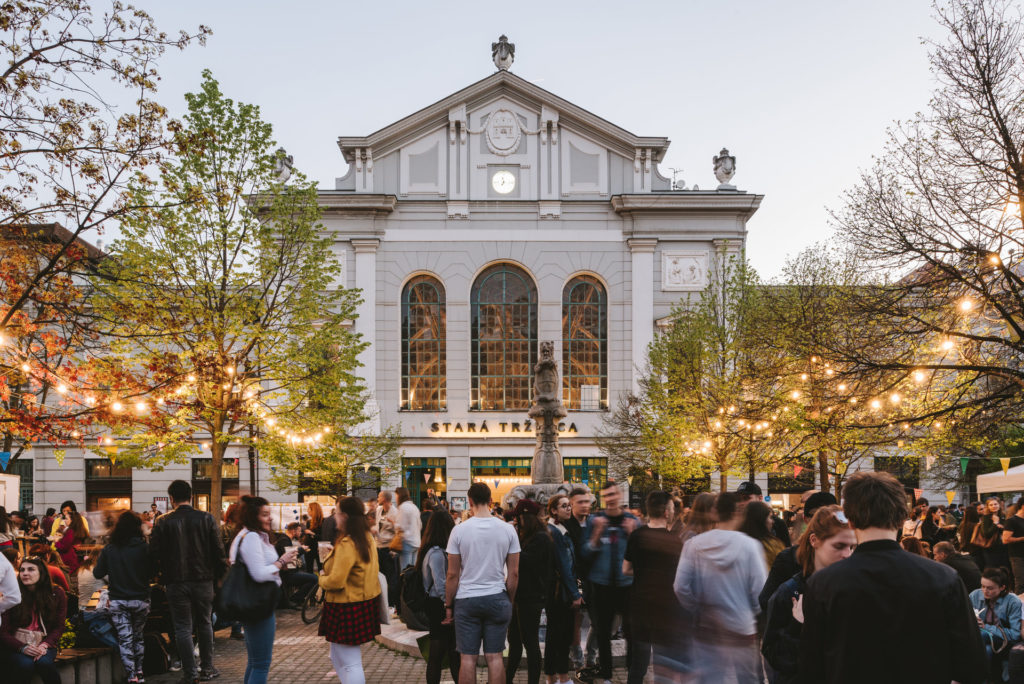 THE OLD MARKET HALL IN BRATISLAVA