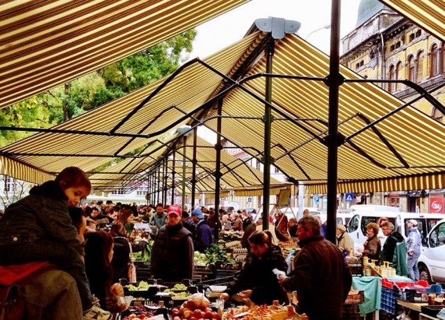 Hunyadi Square Market in Budapest