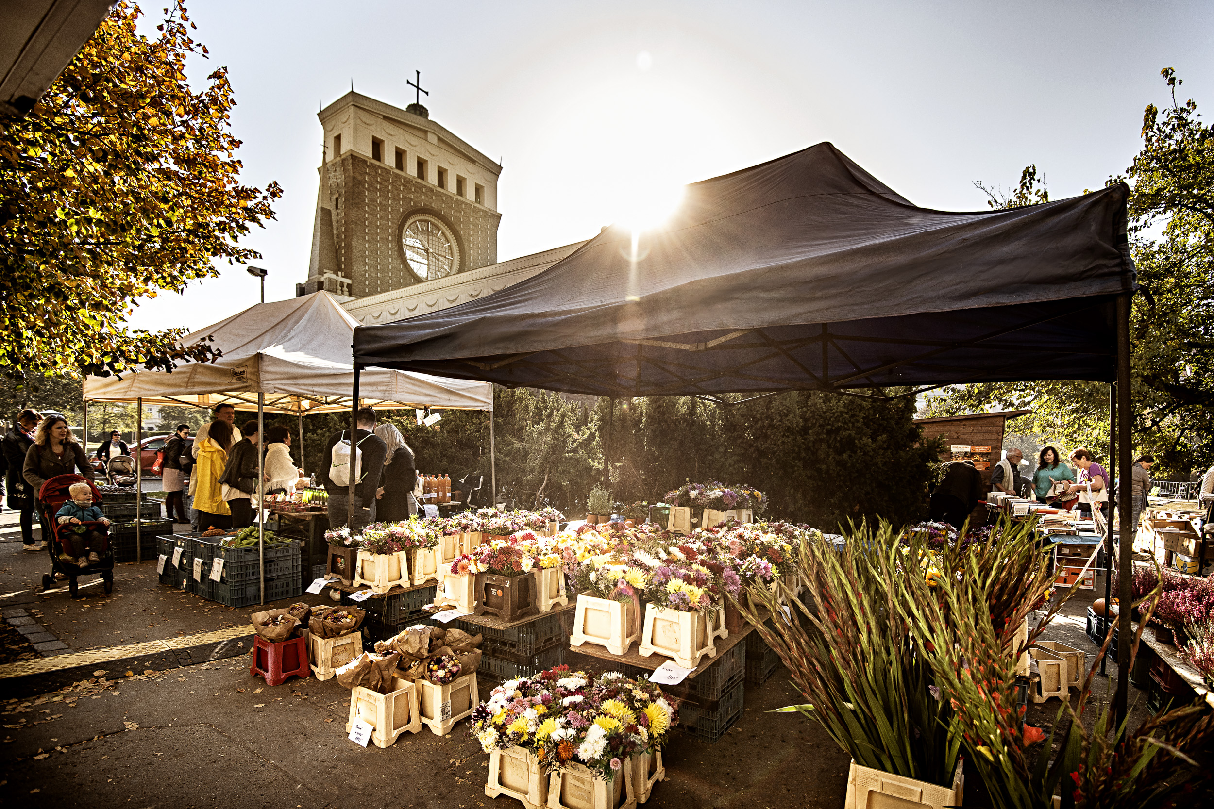 Jirak Farmers Market in Prague