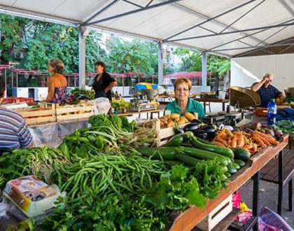 Lapad market in Dubrovnik