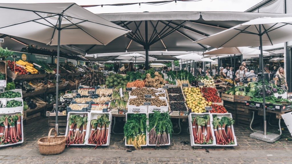 Torvehallerne Market in Copehagen