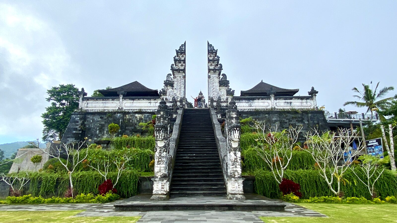 The split-gate entrance of Pura Lempuyang temple in east Bali