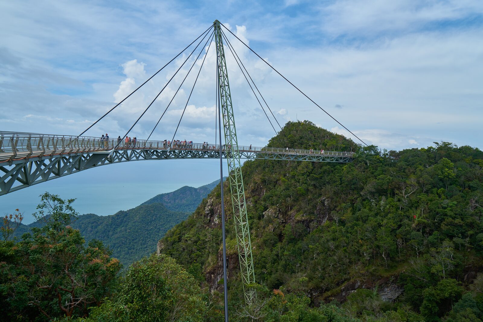 Langkawi Sky Bridge over rainforest, a top reason to visit Malaysia's west coast