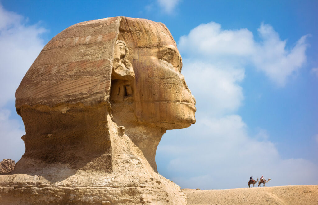 The Great Sphinx and pyramids of Giza, Egypt