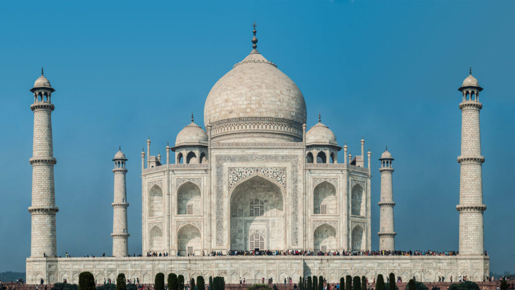 The Taj Mahal in Agra, India