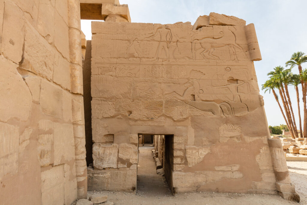 The temple complex at Karnak, Luxor, Egypt