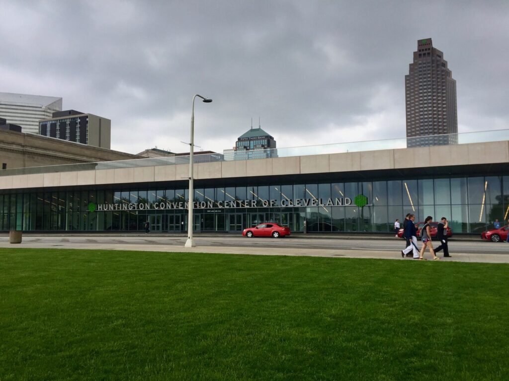 A modern convention centre — a typical venue for MICE meetings, conferences and exhibitions