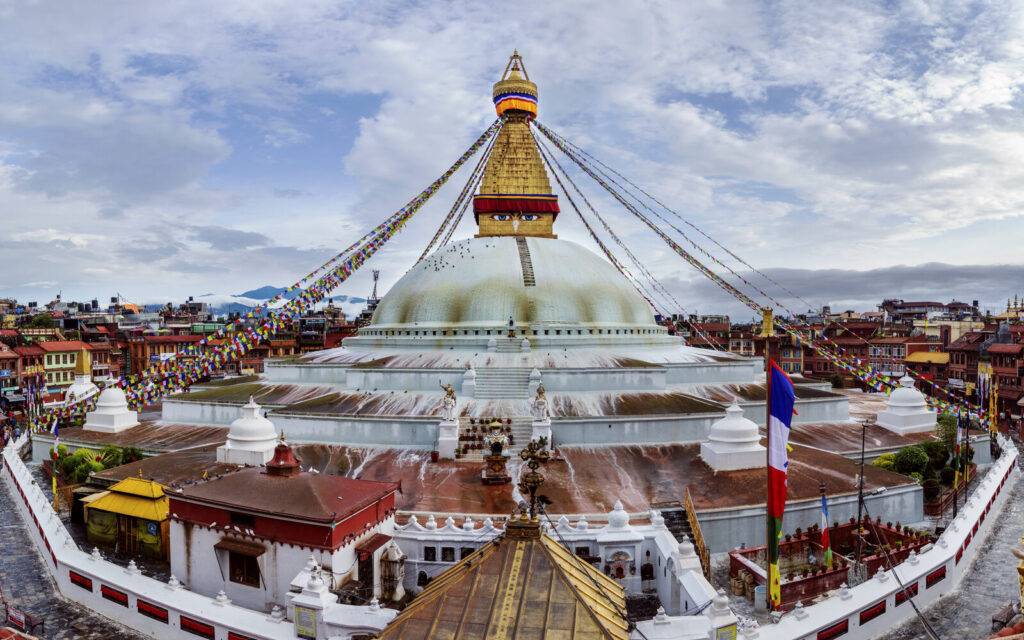 Boudhanath Stupa in Kathmandu, Nepal