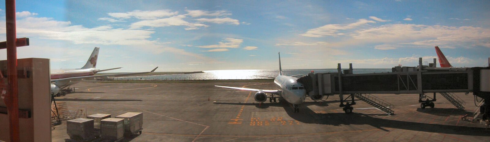 Aircraft on the apron at Bali Ngurah Rai International Airport DPS
