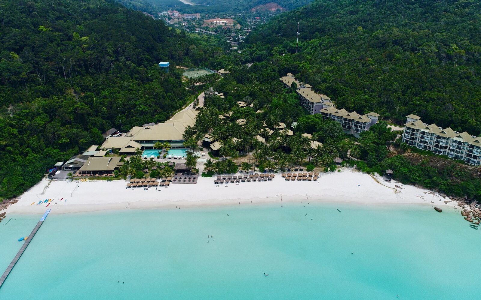 Beach resort on Redang Island on Malaysia's east coast, best visited March to October