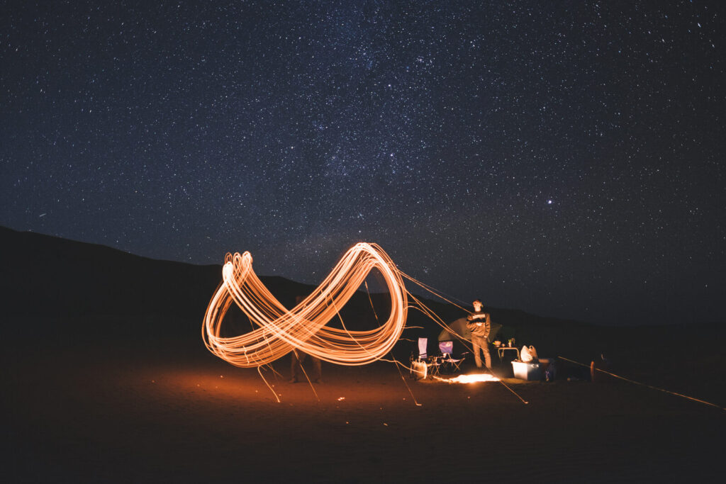 Stargazing desert camp in Wahiba Sands, Oman — the unhurried, nature-led experiences at the heart of slow MICE