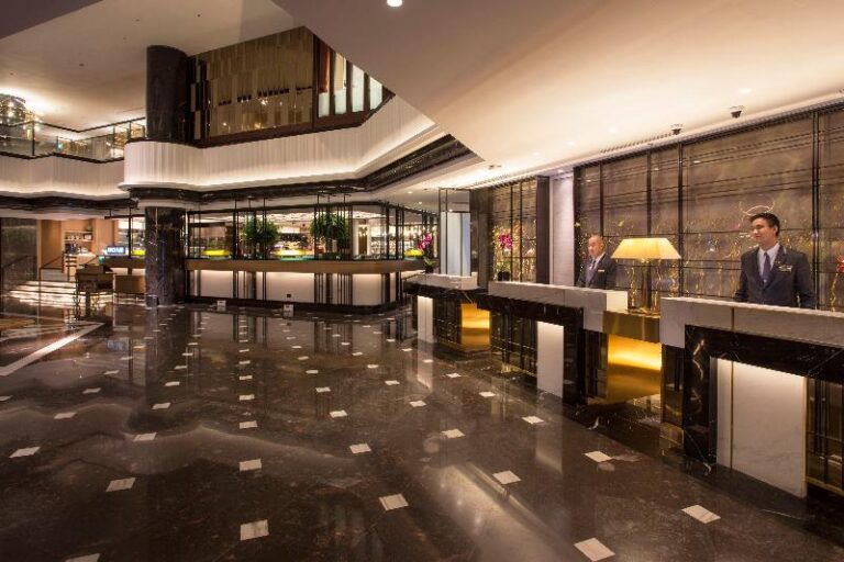 Reception and lobby at Orchard Hotel Singapore, 442 Orchard Road