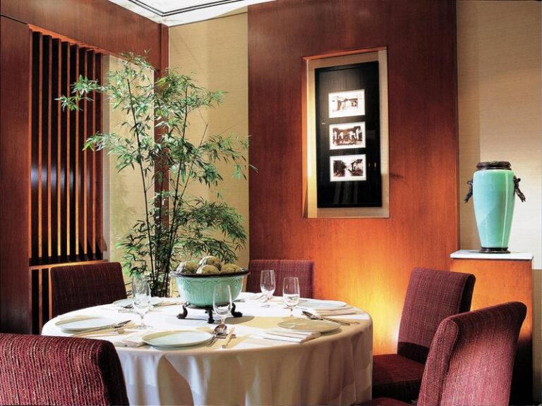 Private dining room set for a group at Orchard Hotel Singapore