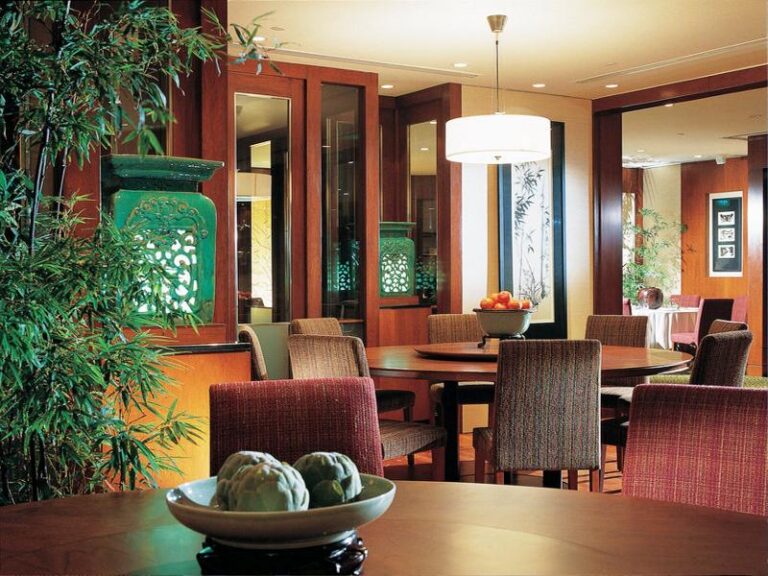 Hotel restaurant interior at Orchard Hotel Singapore
