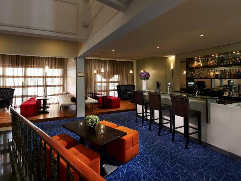 Bar and lounge seating at Village Hotel Albert Court Singapore